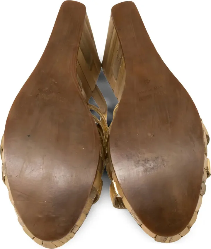 115mm Bamboo-Wedge Sandals - Image 5