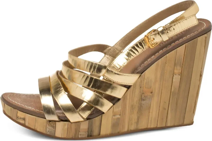 115mm Bamboo-Wedge Sandals