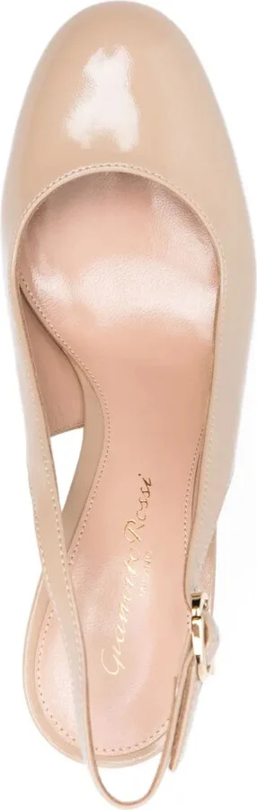 115mm Bessie slingback platform pumps - Image 4