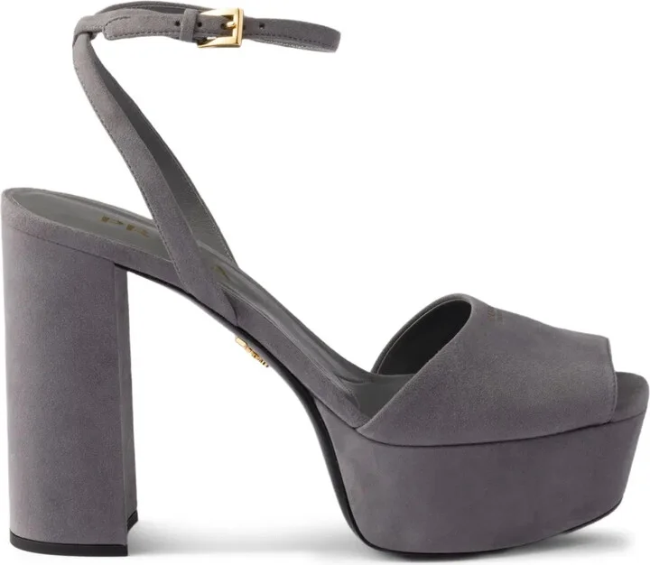 115mm Buckle-Strap Platform Sandals