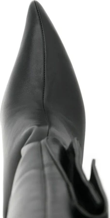 115mm Cargo Leather Boots - Image 4