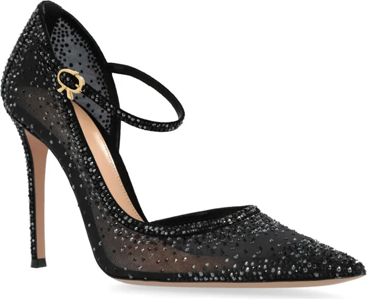 115mm Crystal-Embellished Pumps - Image 4