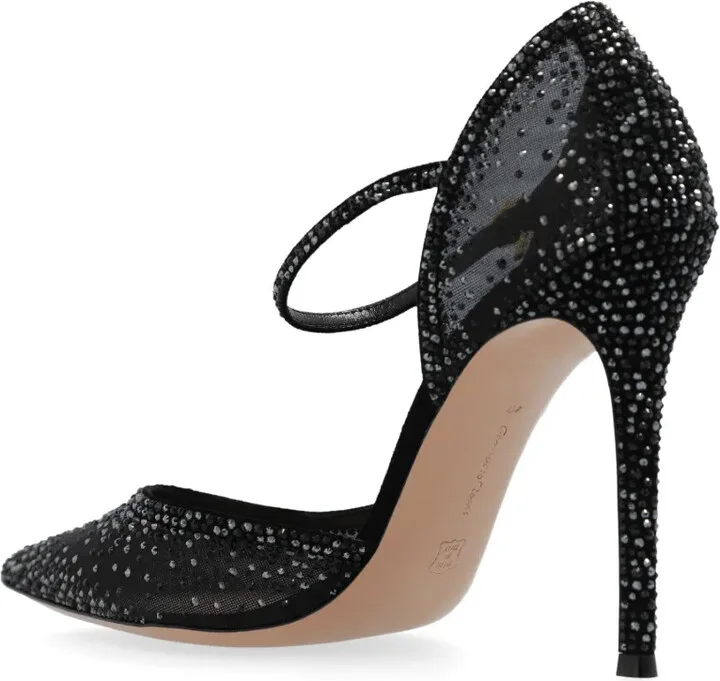 115mm Crystal-Embellished Pumps - Image 5