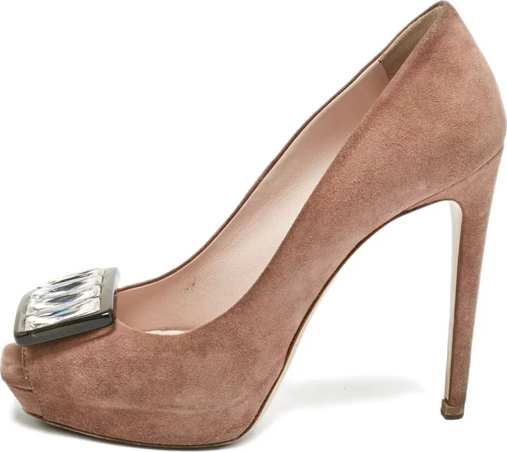 115mm Crystal-Embellished Pumps