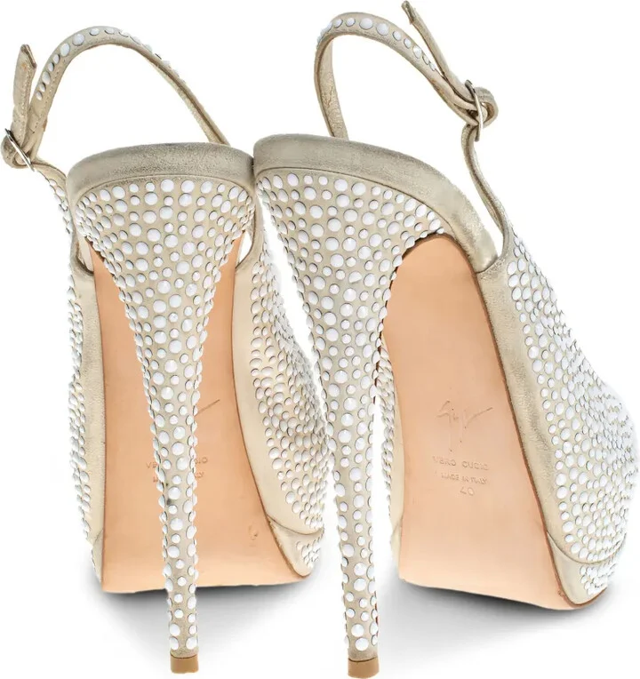 115mm Crystal-Embellished Sandals - Image 3
