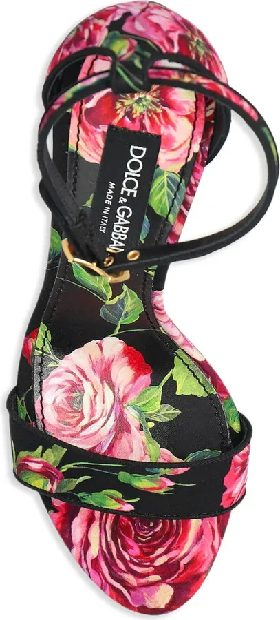 115mm Floral-Print Sandals - Image 4