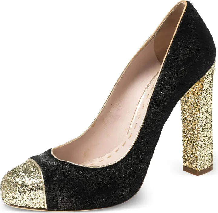115mm Glitter-Detailed Pumps - Image 2