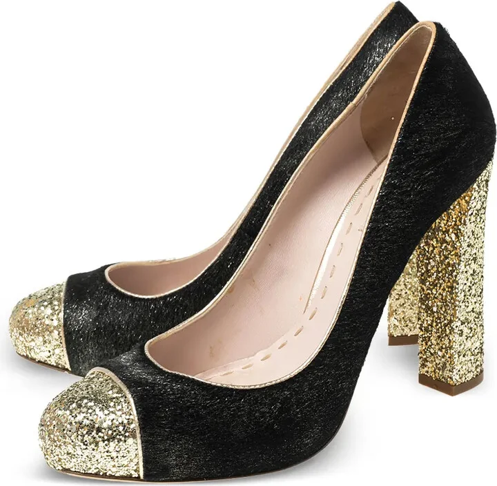 115mm Glitter-Detailed Pumps - Image 4