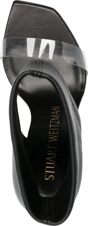 115mm Heeled Leather Sandals - Image 4