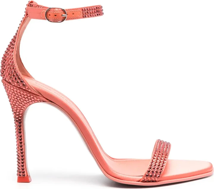 115mm Kim crystal-embellished sandals
