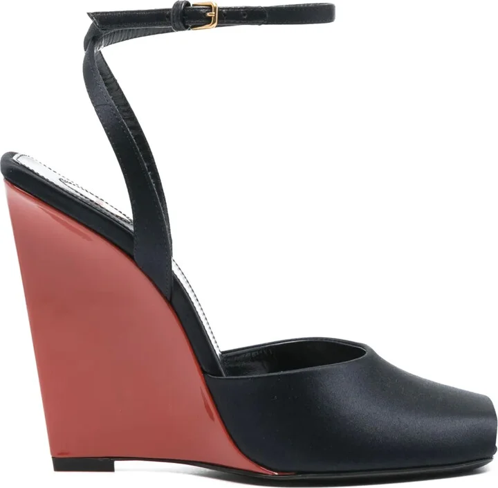 115mm La Scandale wedge sandals