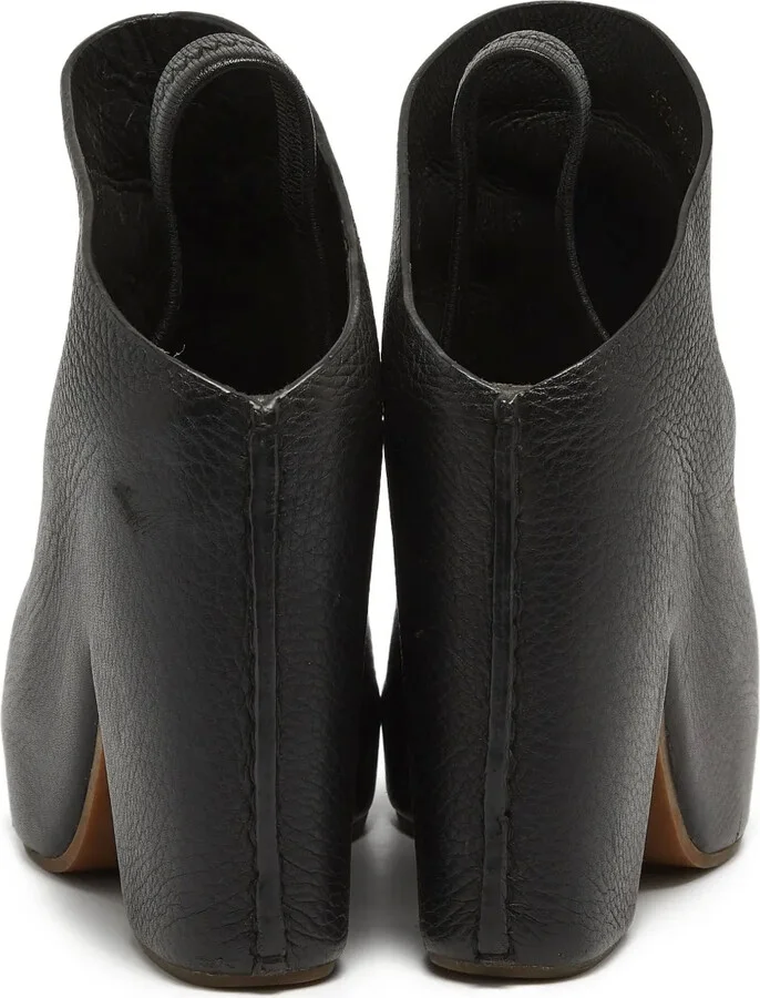 115mm Leather Ankle Boots - Image 4
