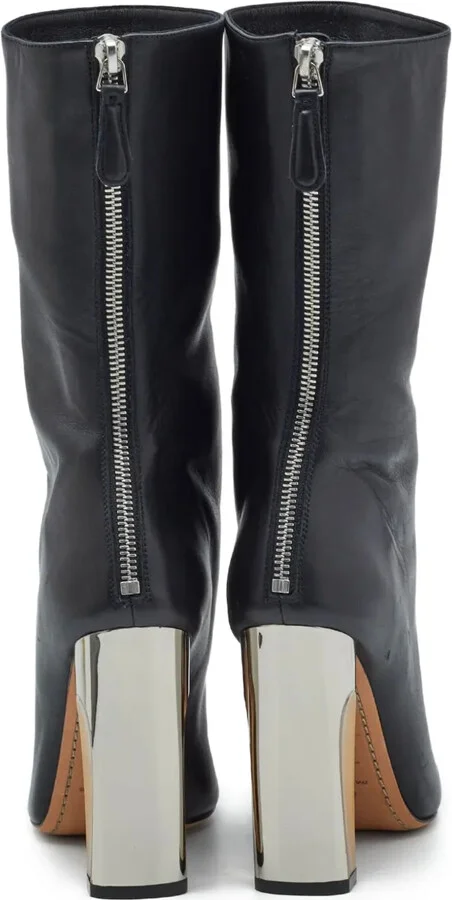 115mm Leather Boots - Image 3
