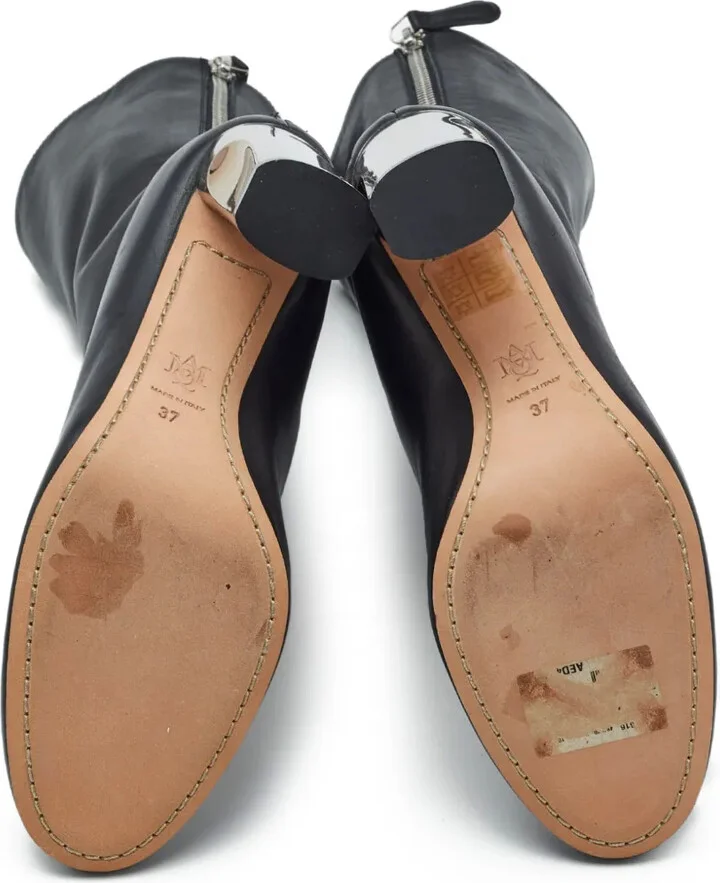 115mm Leather Boots - Image 4