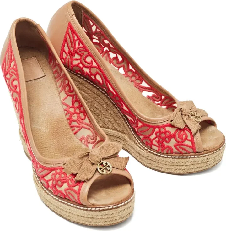 115mm Leather Heeled Espadrilles - Image 2