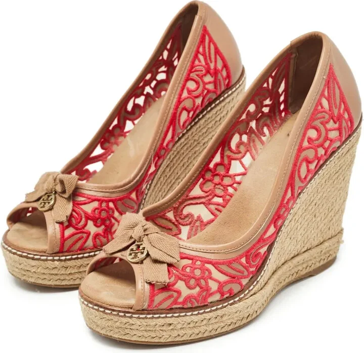115mm Leather Heeled Espadrilles - Image 3