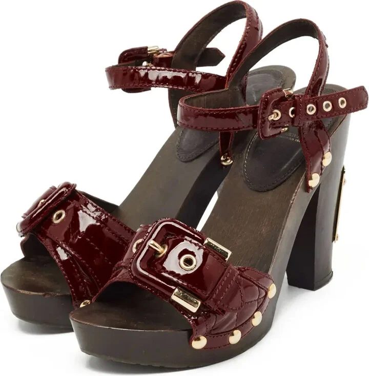 115mm Leather Heeled Sandals - Image 3