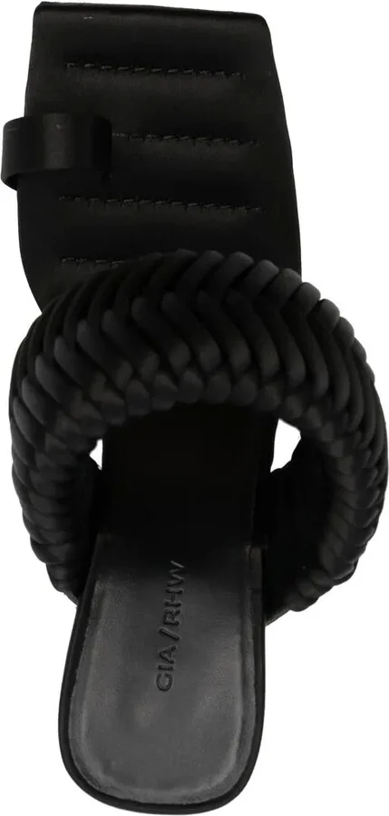 115mm Leather Heeled Sandals - Image 4