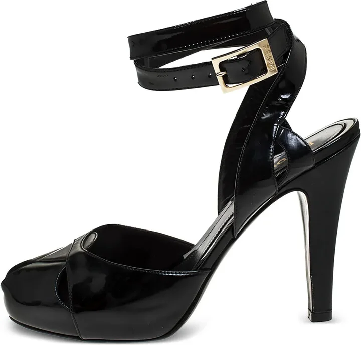 115mm Leather Heeled Sandals