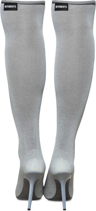115mm Leather Over-The-Knee Boots - Image 3