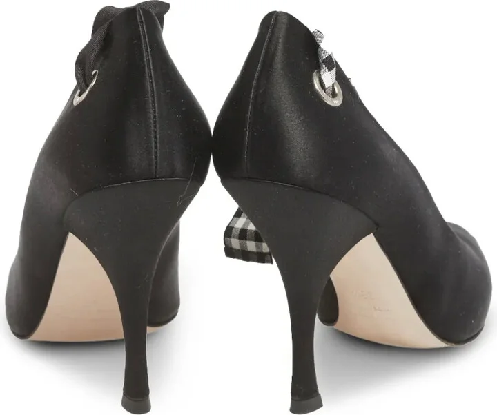 115mm Leather Pointed-Toe Pumps - Image 3