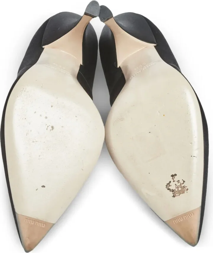 115mm Leather Pointed-Toe Pumps - Image 4