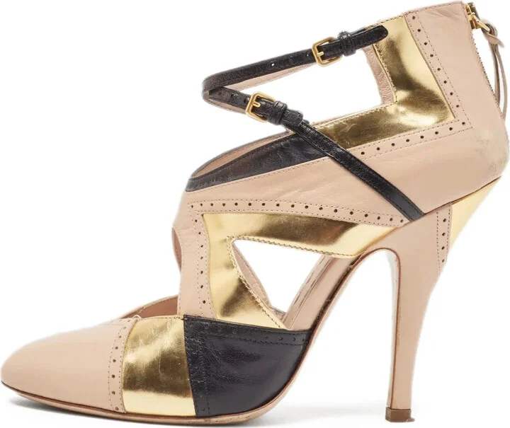115mm Leather Pumps