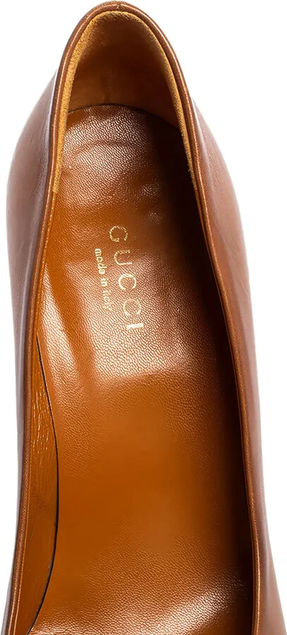 115mm Leather Round-Toe Pumps - Image 5