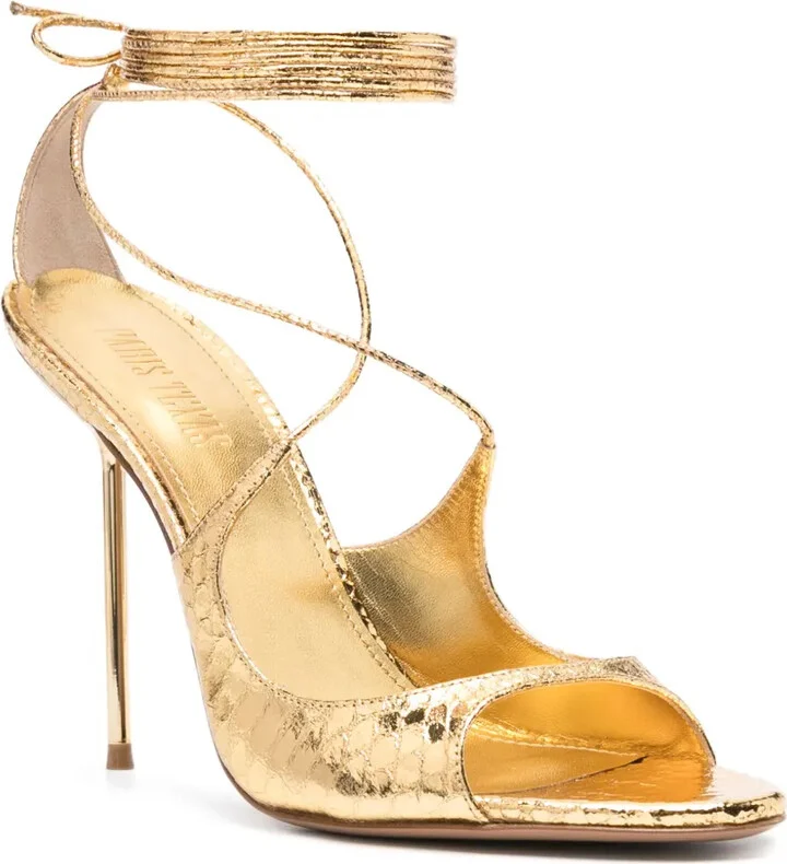 115mm Leather Sandals - Image 2
