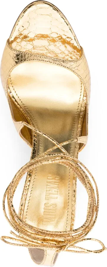 115mm Leather Sandals - Image 4