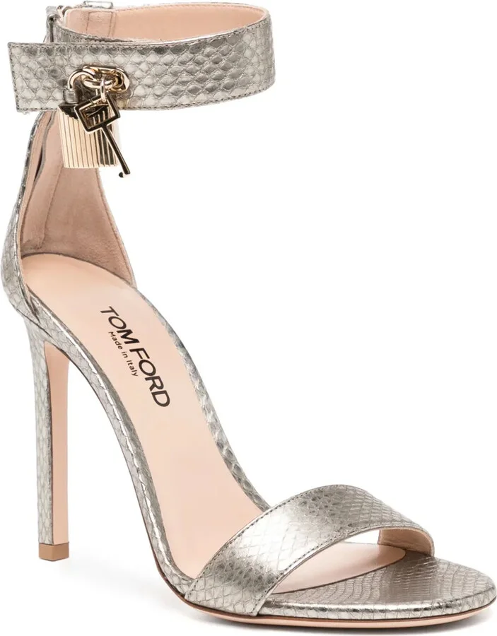 115mm Leather Sandals - Image 2