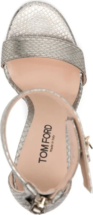 115mm Leather Sandals - Image 4