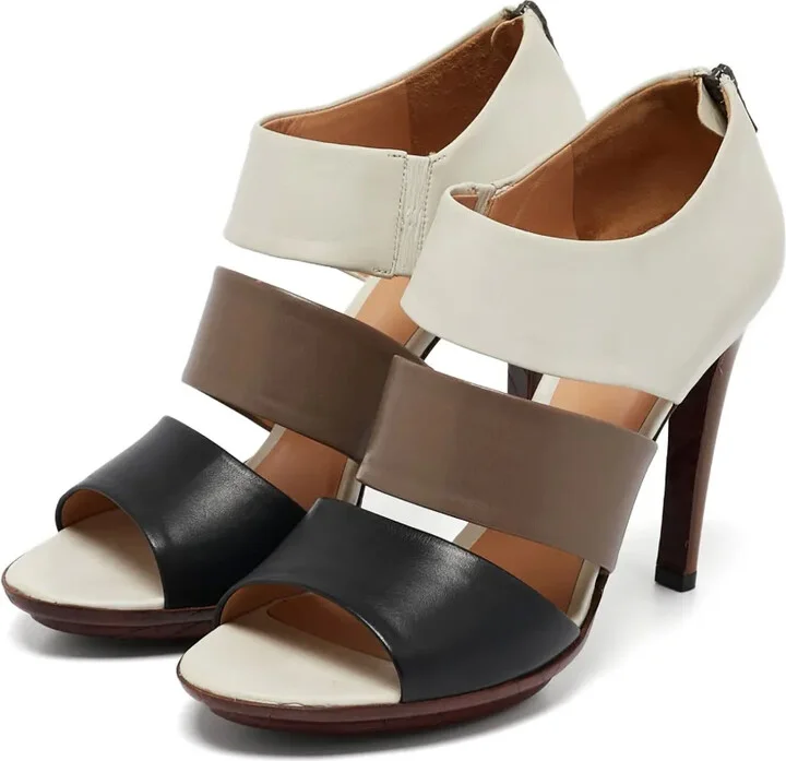 115mm Leather Sandals - Image 2