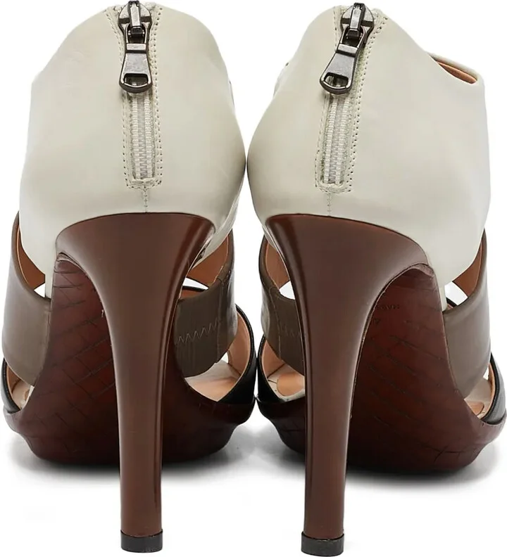 115mm Leather Sandals - Image 3