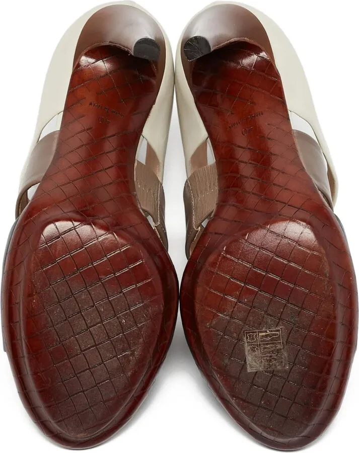 115mm Leather Sandals - Image 4