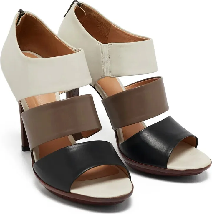 115mm Leather Sandals - Image 5