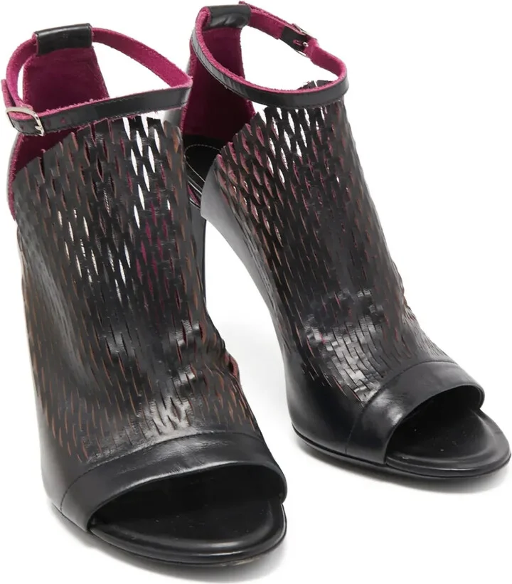115mm Leather Sandals - Image 2