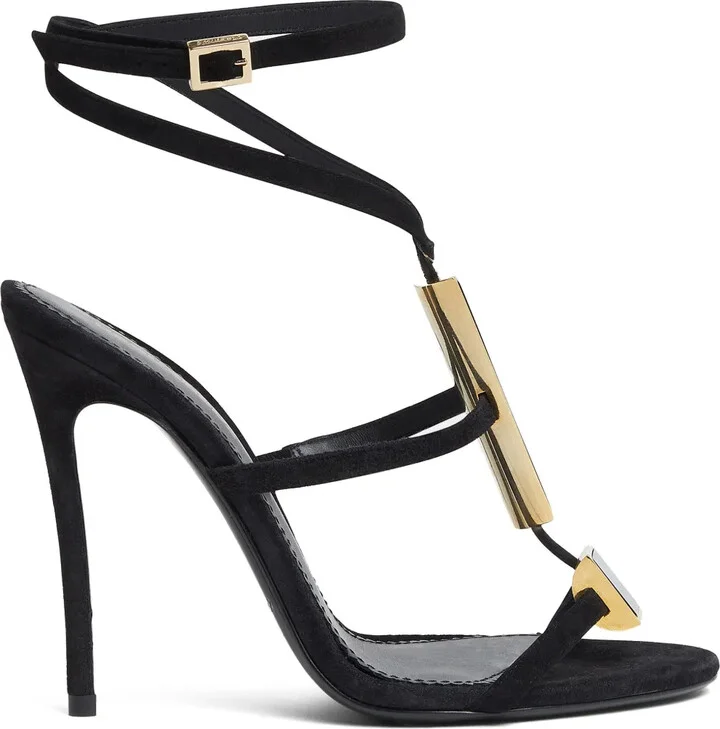 115mm Leather Sandals