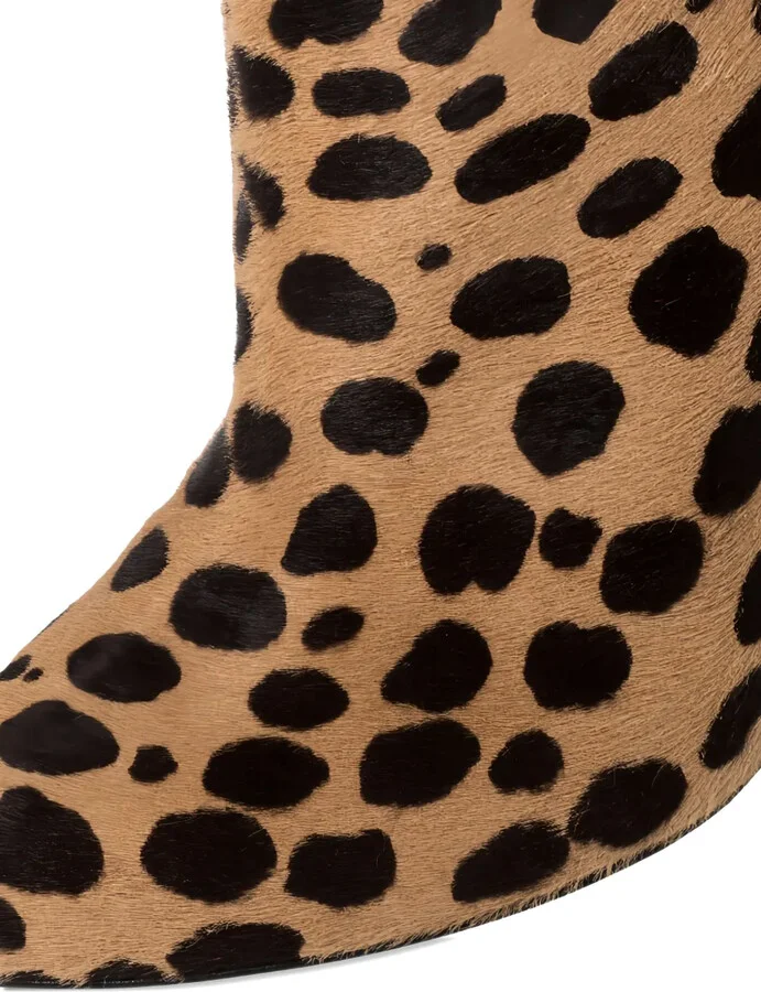 115mm Leopard-Print Knee-High Boots - Image 5
