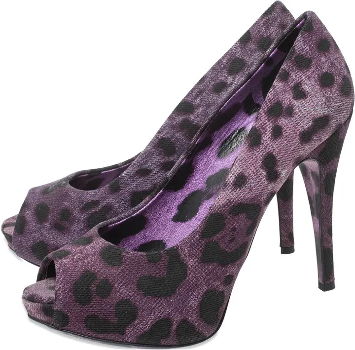 115mm Leopard-Print Platform Pumps - Image 3