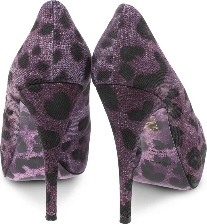 115mm Leopard-Print Platform Pumps - Image 4