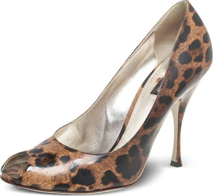 115mm Leopard-Print Pumps - Image 2
