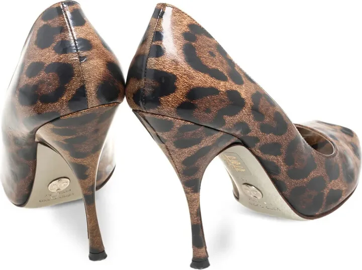 115mm Leopard-Print Pumps - Image 3
