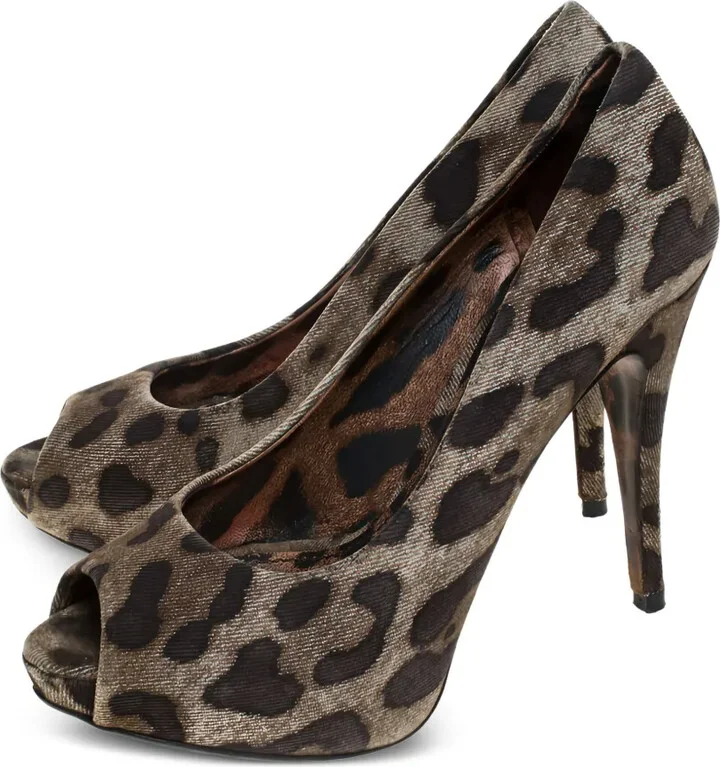 115mm Leopard-Print Sandals - Image 3