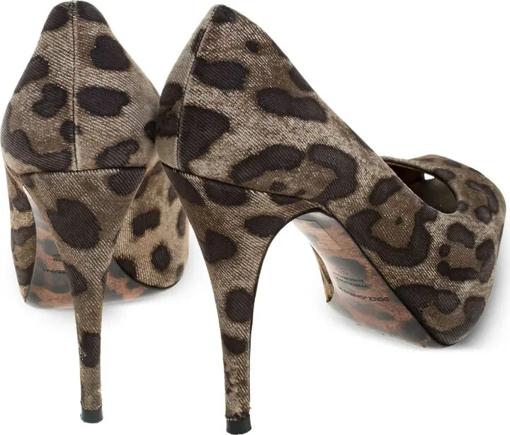 115mm Leopard-Print Sandals - Image 4