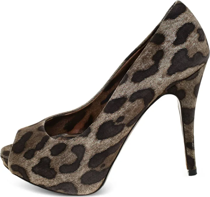 115mm Leopard-Print Sandals