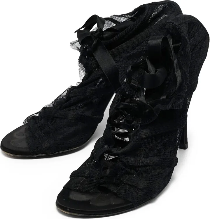 115mm Mesh Ankle Boots - Image 4