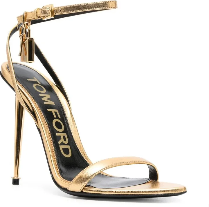 115mm Padlock metallic sandals - Image 2