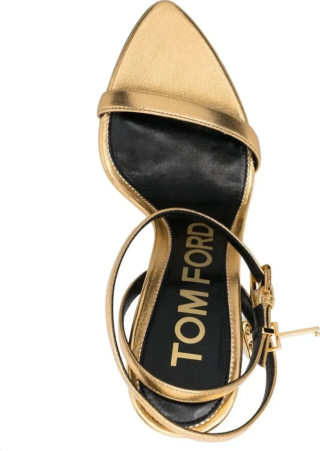 115mm Padlock metallic sandals - Image 4