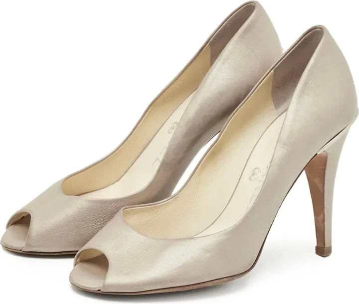 115mm Peep-Toe Pumps - Image 3